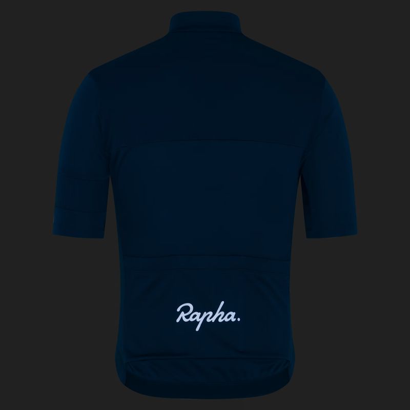 Футболка велосипедна чоловіча Rapha Brevet Element Jersey jewelled blue/navy 4