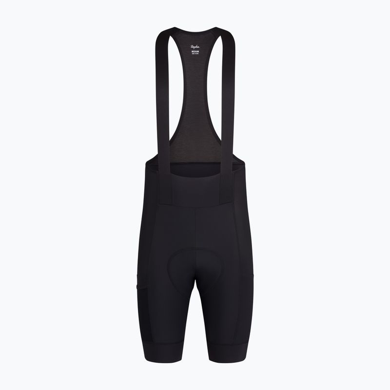 Шорти велосипедні чоловічі Rapha Brevet Element Cargo Bib Shorts black/black