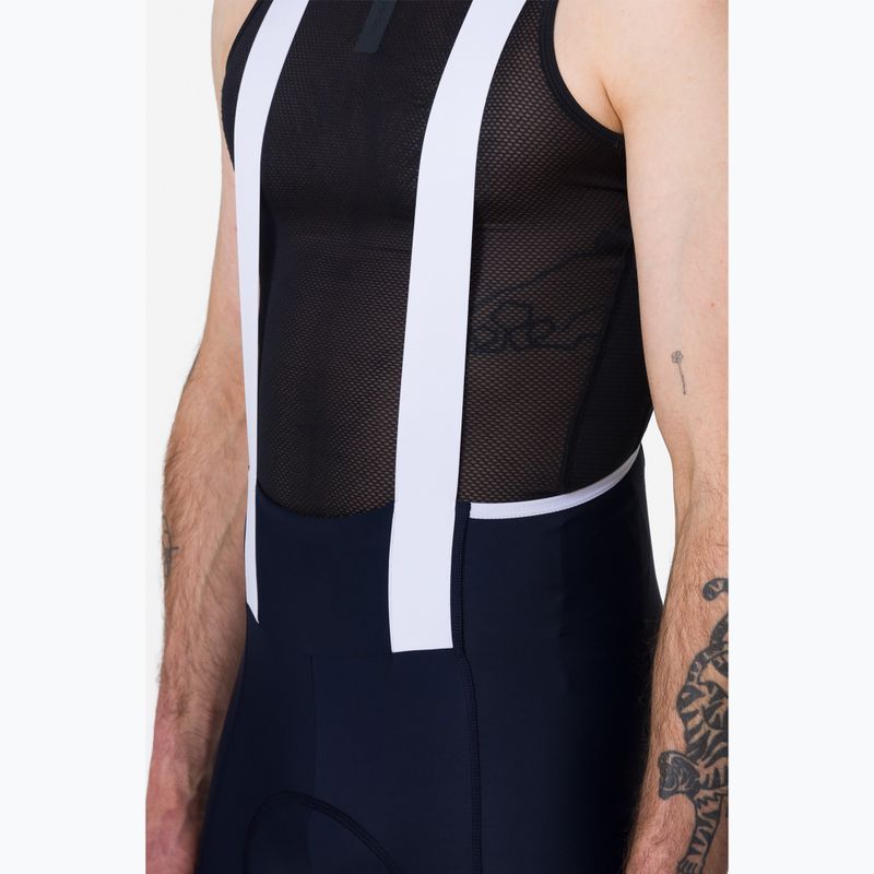 Шорти велосипедні чоловічі Rapha Brevet Element Cargo Bib Shorts dark navy/white 3