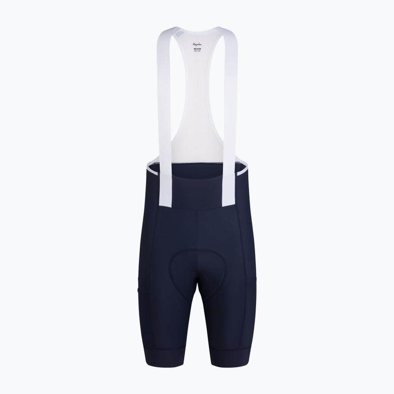 Шорти велосипедні чоловічі Rapha Brevet Element Cargo Bib Shorts dark navy/white 5