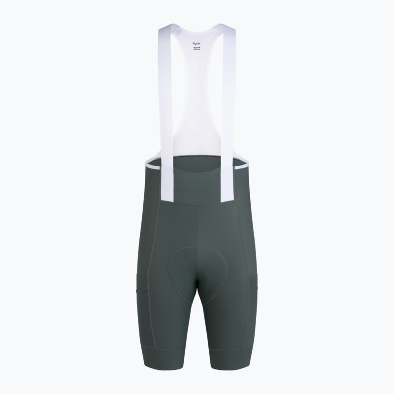 Шорти велосипедні чоловічі Rapha Brevet Element Cargo Bib Shorts onyx/white 5