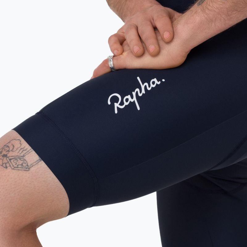 Шорти велосипедні чоловічі Rapha Core Bib Shorts dark navy/white 4