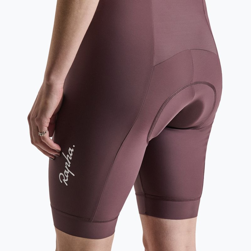 Шорти велосипедні жіночі Rapha Core Bib Shorts huckleberry/white 4