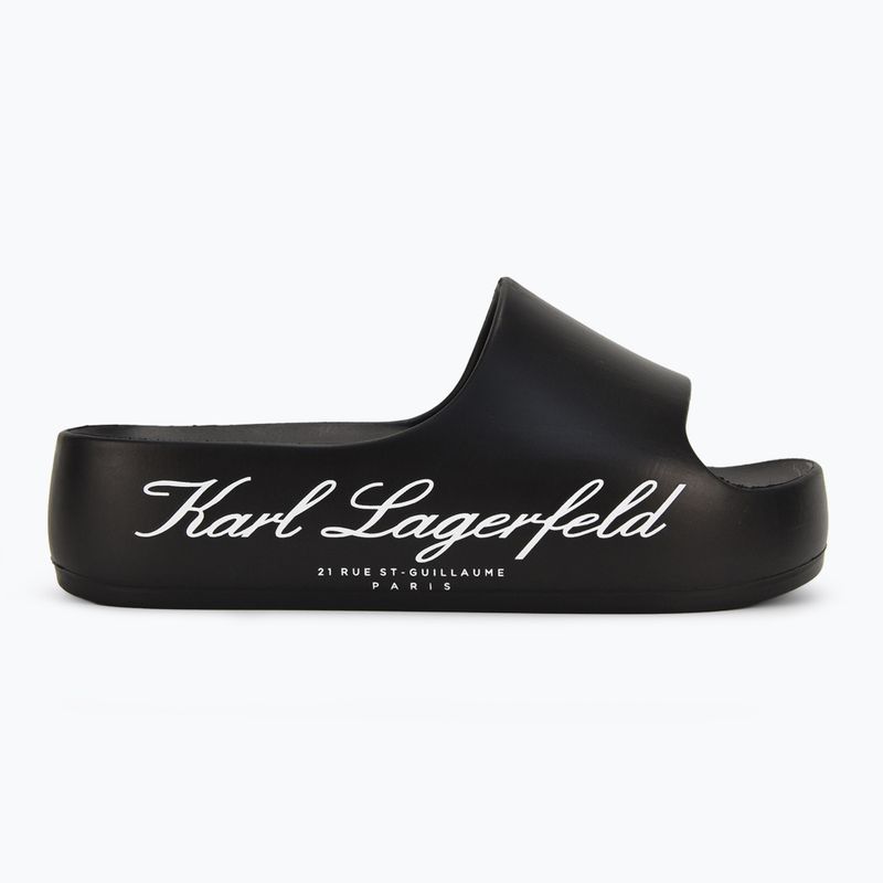 Шльопанці жіночі KARL LAGERFELD Kobo II Hotel Logo black eco eva