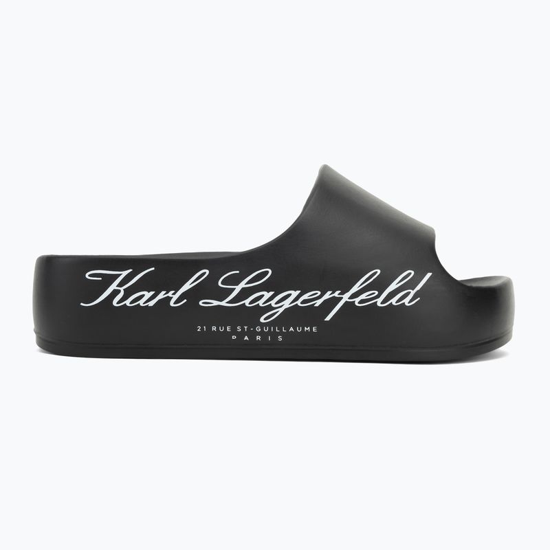 Шльопанці жіночі KARL LAGERFELD Kobo II Hotel Logo black eco eva 2