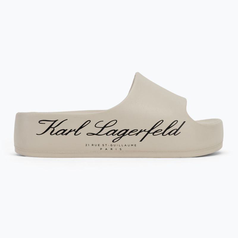 Шльопанці жіночі KARL LAGERFELD Kobo II Hotel Logo off white eco eva 2
