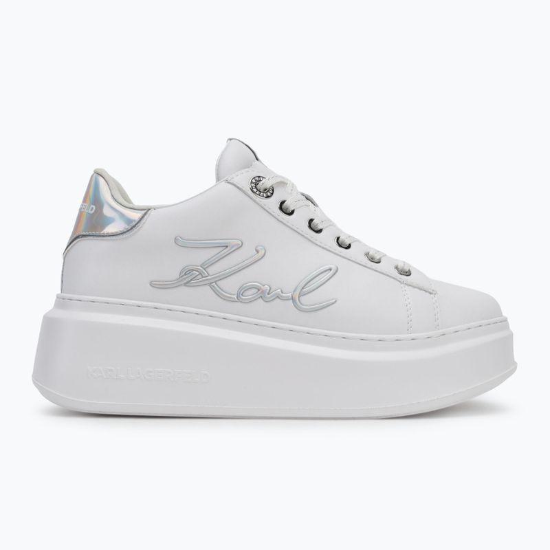 Кросівки жіночі KARL LAGERFELD Anakapri Signia white leather w/silver 2
