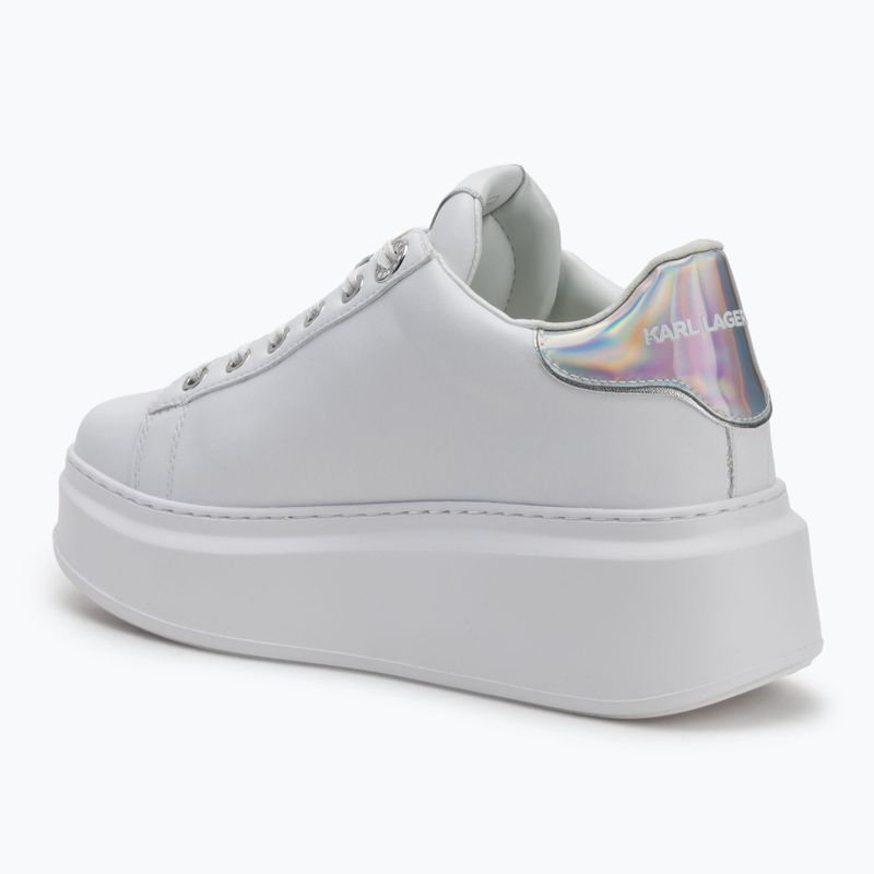 Кросівки жіночі KARL LAGERFELD Anakapri Signia white leather w/silver 3