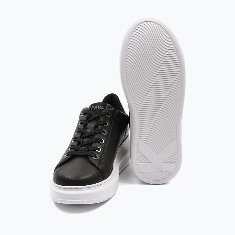 Кросівки жіночі KARL LAGERFELD Kapri Maison black leather w/silver 3