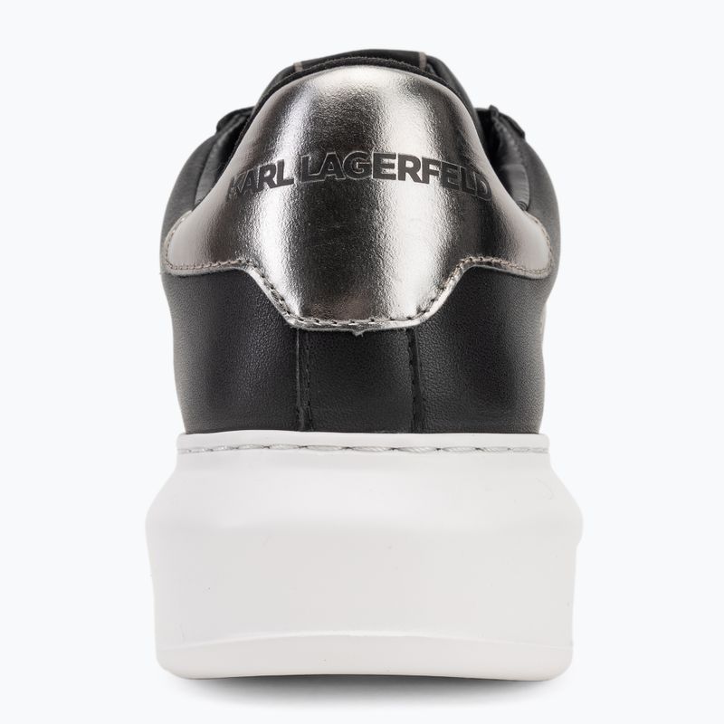 Кросівки жіночі KARL LAGERFELD Kapri Maison black leather w/silver 6