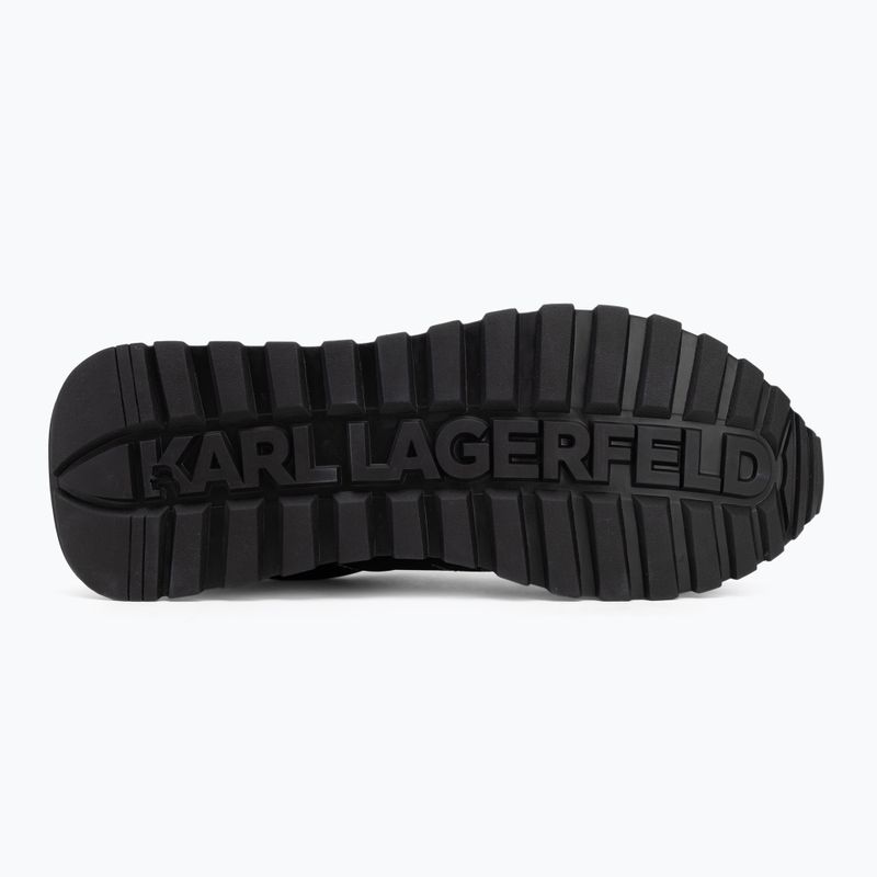 Кросівки жіночі KARL LAGERFELD Kairo Kl Sidetrim black leather/textille 4