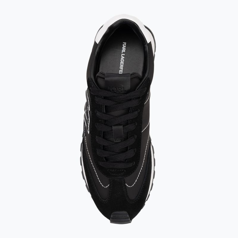 Кросівки жіночі KARL LAGERFELD Kairo Kl Sidetrim black leather/textille 5