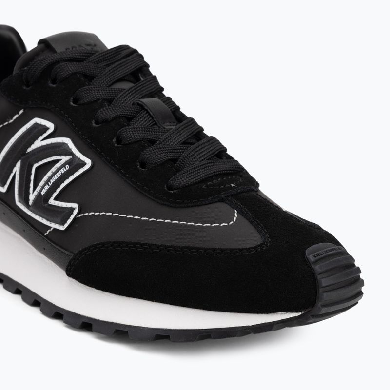 Кросівки жіночі KARL LAGERFELD Kairo Kl Sidetrim black leather/textille 7