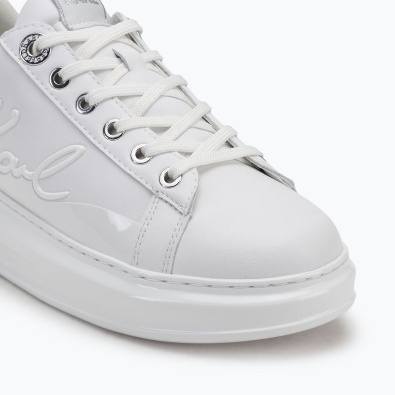 Кросівки жіночі KARL LAGERFELD Kapri Signia Shine white leather/mono 7
