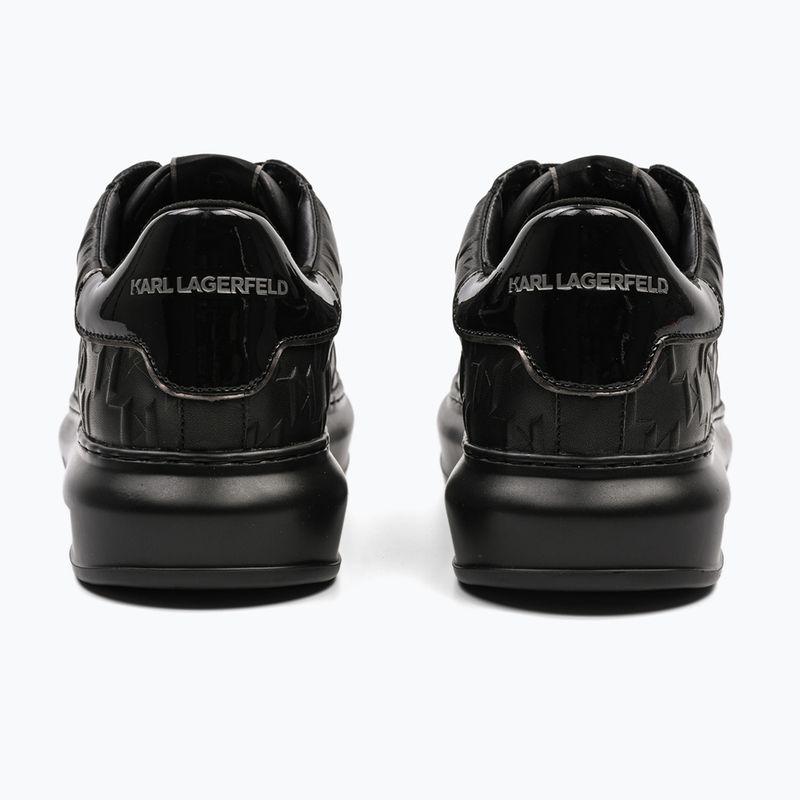 Кросівки чоловічі KARL LAGERFELD Kapri Monogram Emboss black leather/mono 2