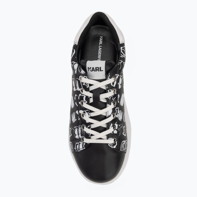 Кросівки жіночі KARL LAGERFELD Kapri Twin Nft Graffiti black/white leather 5
