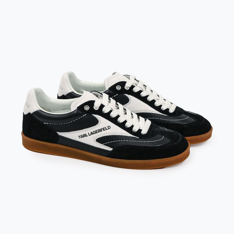 Кросівки жіночі KARL LAGERFELD Kandidate black leather/suede/white 2