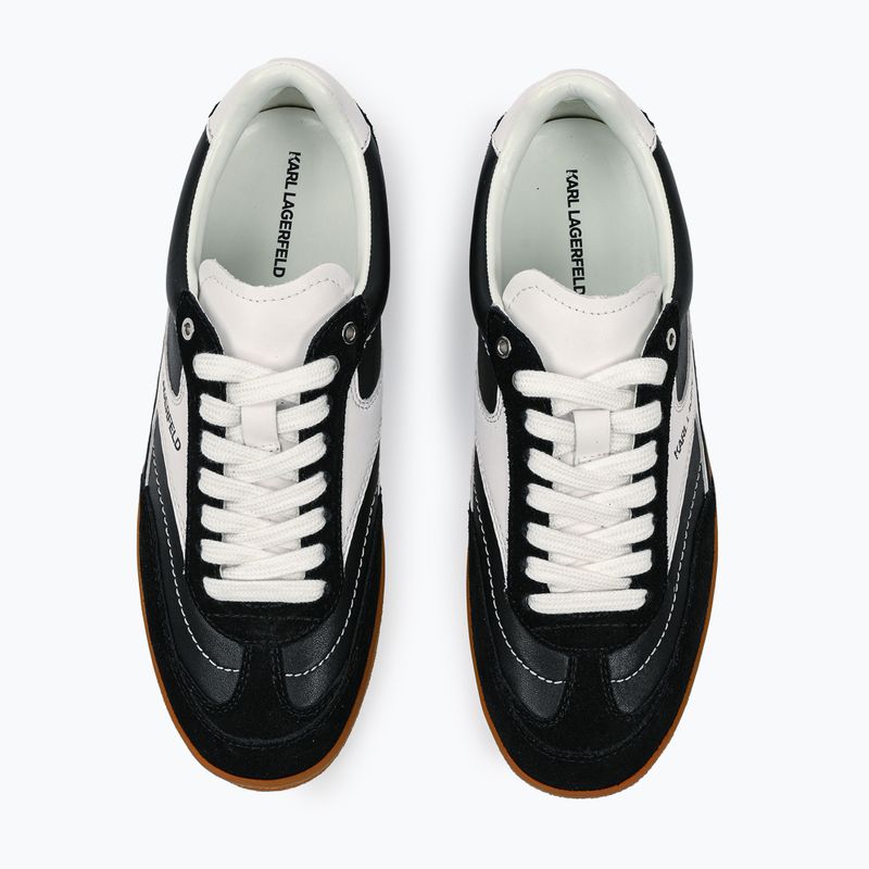 Кросівки жіночі KARL LAGERFELD Kandidate black leather/suede/white 5