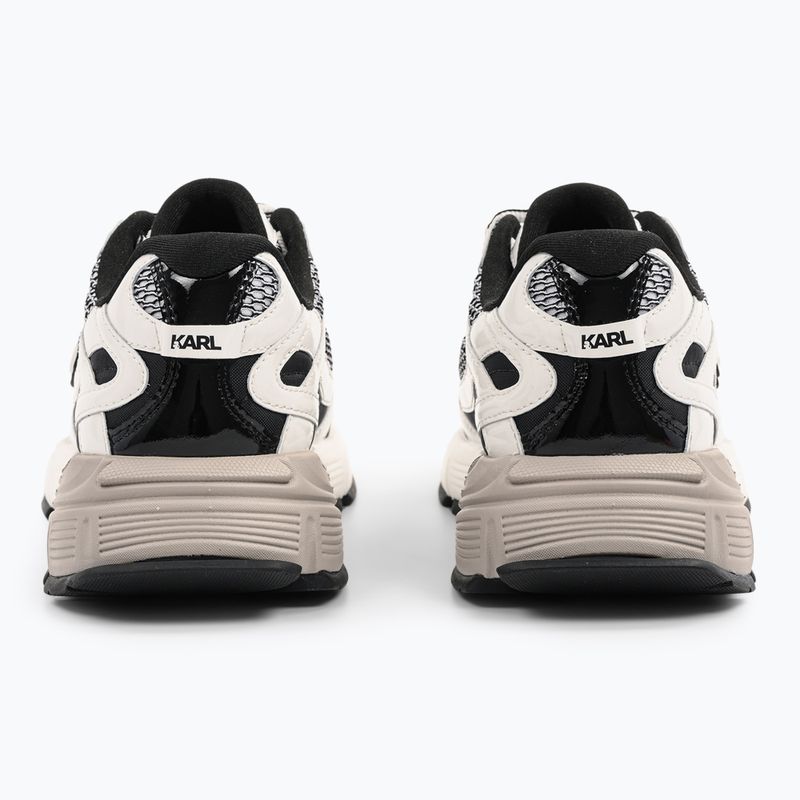 Кросівки жіночі KARL LAGERFELD Orion Sidetrim black leather/textile w/white 3