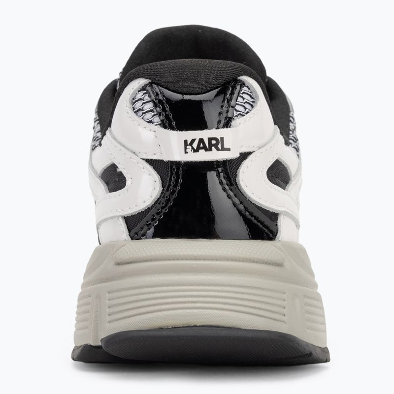 Кросівки жіночі KARL LAGERFELD Orion Sidetrim black leather/textile w/white 6