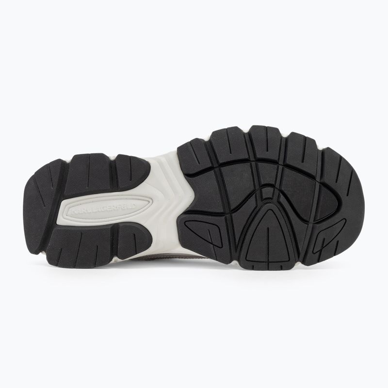 Кросівки жіночі KARL LAGERFELD Orion Sidetrim white leather/textile w/silver 4