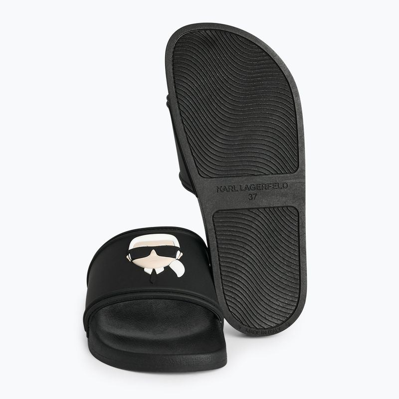 Шльопанці жіночі KARL LAGERFELD Kondo 2.0 NFT black rubber 5