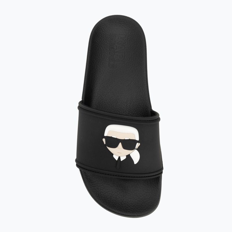 Шльопанці жіночі KARL LAGERFELD Kondo 2.0 NFT black rubber 5