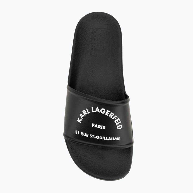 Шльопанці жіночі KARL LAGERFELD Kondo 2.0 Maison black rubber 5