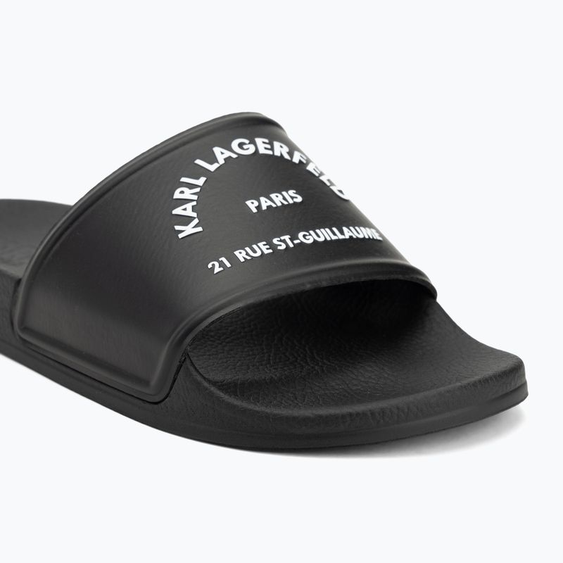Шльопанці жіночі KARL LAGERFELD Kondo 2.0 Maison black rubber 7