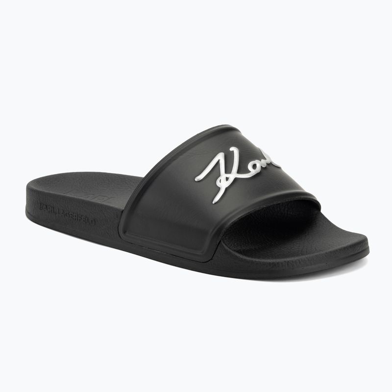 Шльопанці жіночі KARL LAGERFELD Kondo 2.0 Signia black rubber