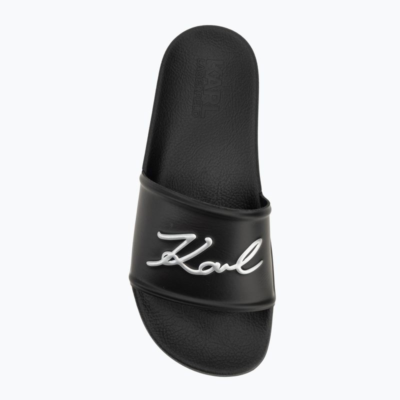 Шльопанці жіночі KARL LAGERFELD Kondo 2.0 Signia black rubber 5