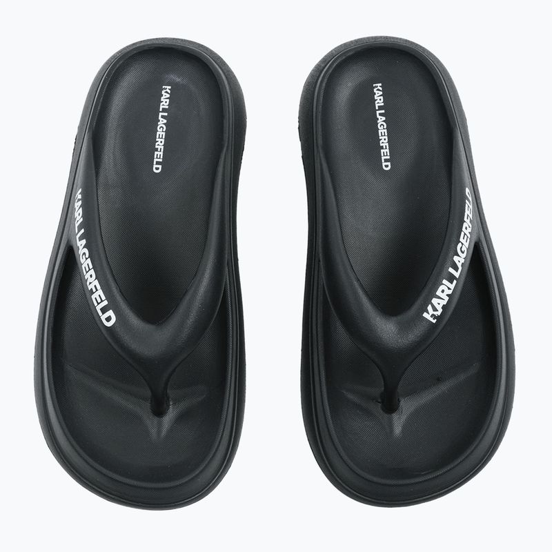 В'єтнамки жіночі KARL LAGERFELD Skoona II Hotel Thong black rubber 4
