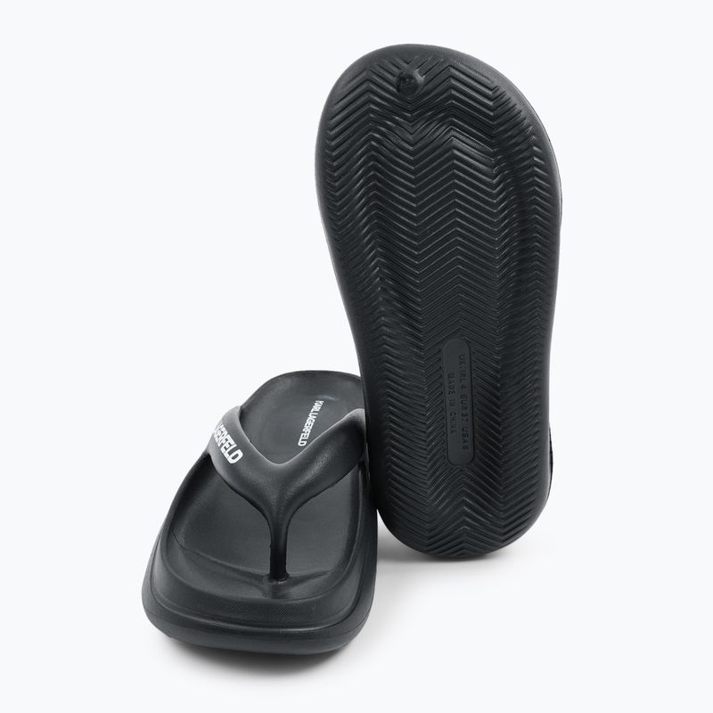 В'єтнамки жіночі KARL LAGERFELD Skoona II Hotel Thong black rubber 5