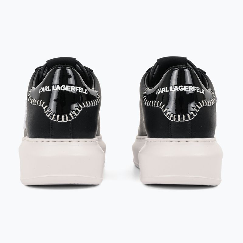 Кросівки жіночі KARL LAGERFELD Kapri Cornelly Signia Stitch black leather 2