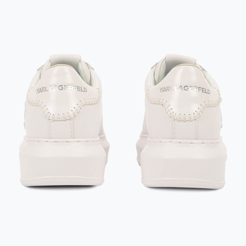 Кросівки жіночі KARL LAGERFELD Kapri Cornelly Signia Stitch white leather/mono 2