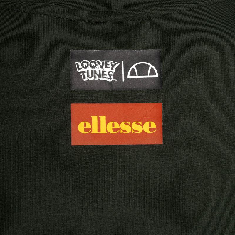 Жіноча футболка Ellesse Tweetest Crop темно-зелена 4