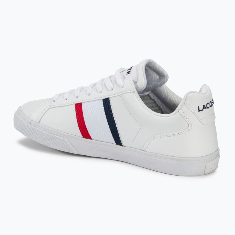 Кросівки чоловічі Lacoste 45CMA0055 white/navy/red 3