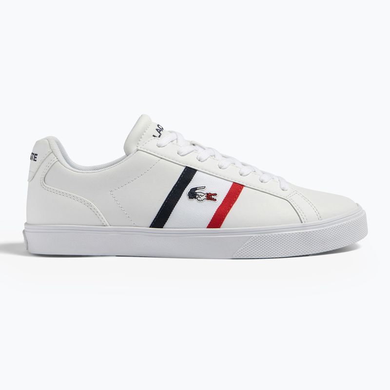 Кросівки чоловічі Lacoste 45CMA0055 white/navy/red 8