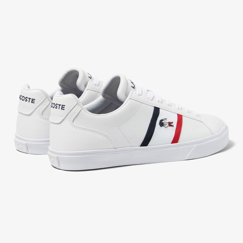 Кросівки чоловічі Lacoste 45CMA0055 white/navy/red 10