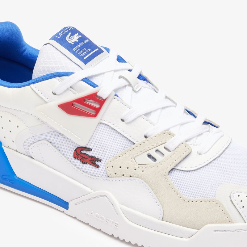 Кросівки чоловічі Lacoste 47SMA0095 white / red / blue 6