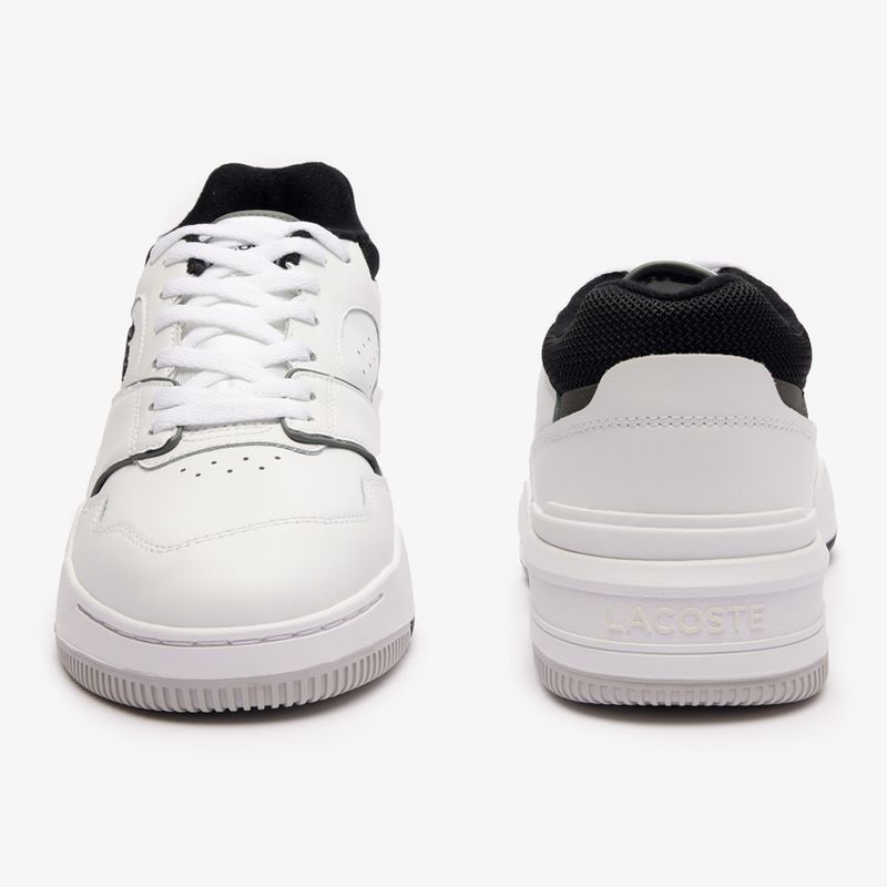 Кросівки чоловічі Lacoste Lineshot Contrasted Collar Leather white/black 11