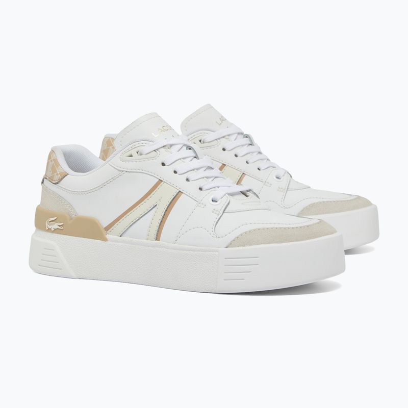 Кросівки жіночі Lacoste L002 Evo Monograms white / light brown 8