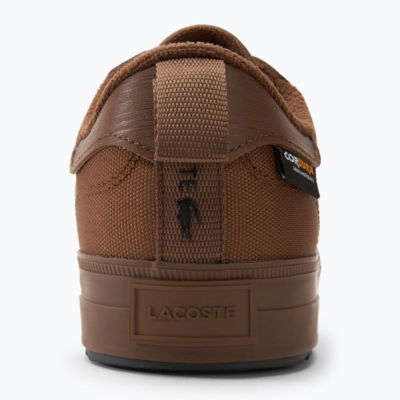 Чоловічі туфлі Lacoste 48SMA003 коричневі/коричневі 6