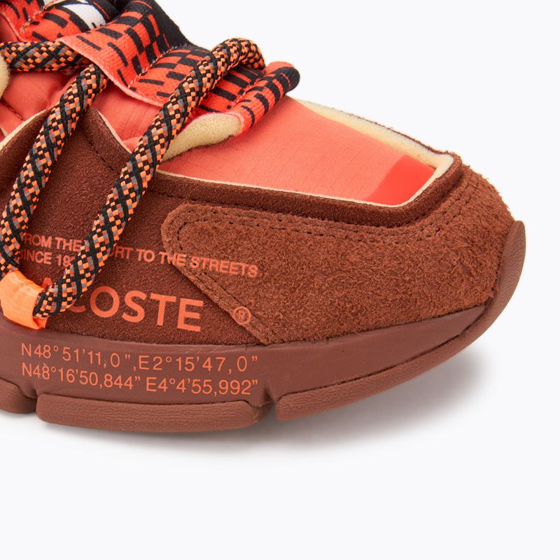 Чоловічі туфлі Lacoste L003 Active Runway помаранчеві/коричневі 7