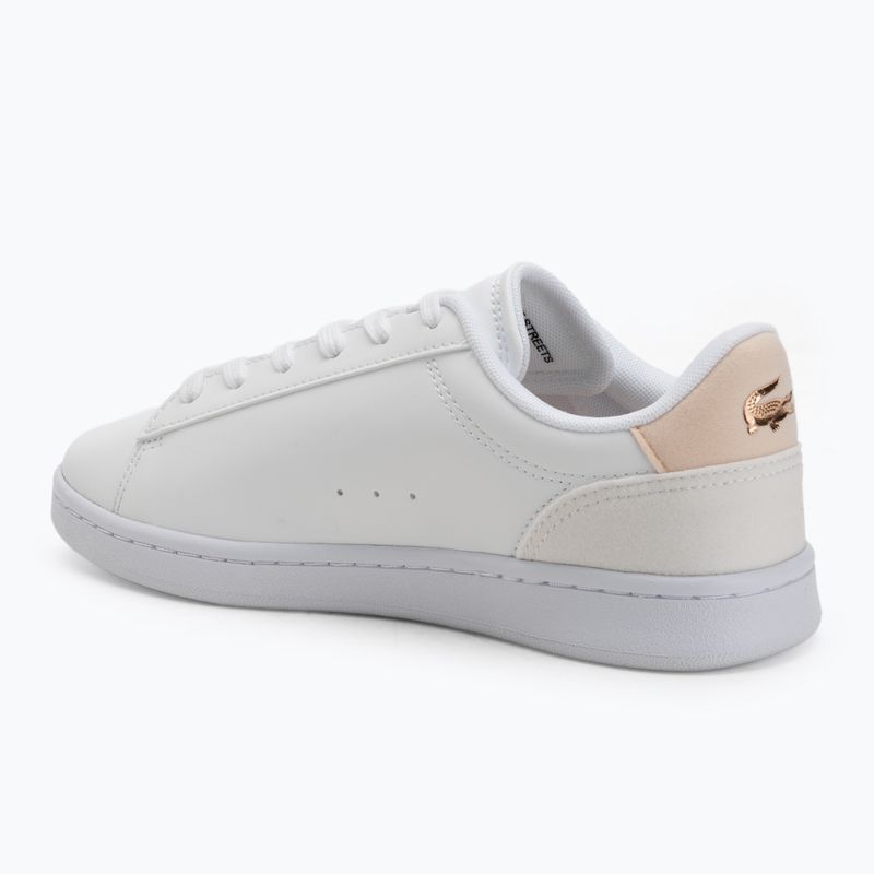 Кросівки дитячі Lacoste Carnaby Jr white/light pink 3