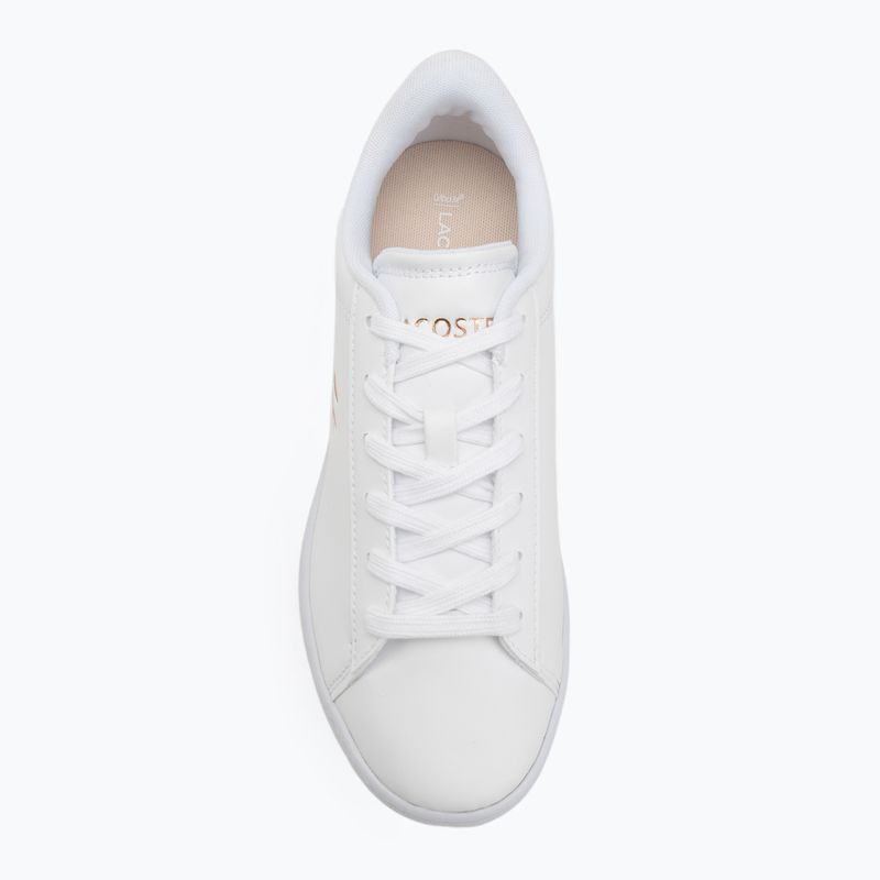 Дитяче взуття Lacoste Carnaby Jr white/light pink 5