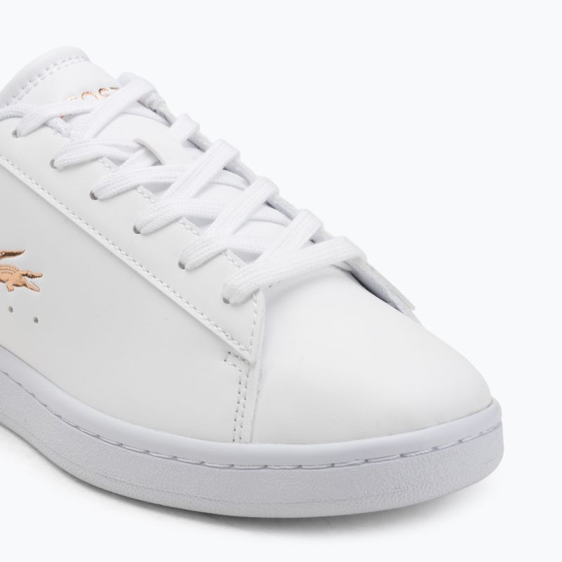 Дитяче взуття Lacoste Carnaby Jr white/light pink 7