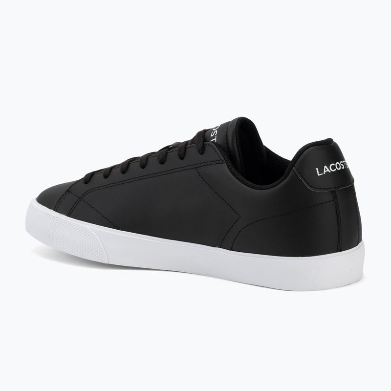 Кросівки чоловічі Lacoste Lerond Set black/white 3