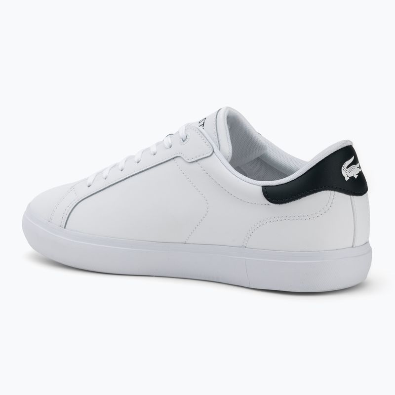 Кросівки чоловічі Lacoste Powercourt white/dark green 3