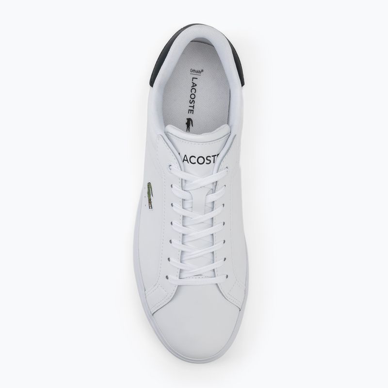 Кросівки чоловічі Lacoste Powercourt white/dark green 5